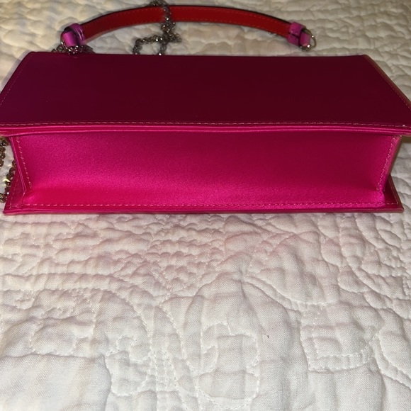 New With Tags Christian Louboutin Crepe Satin / Met Crossbody Authentic - Picture 8 of 10